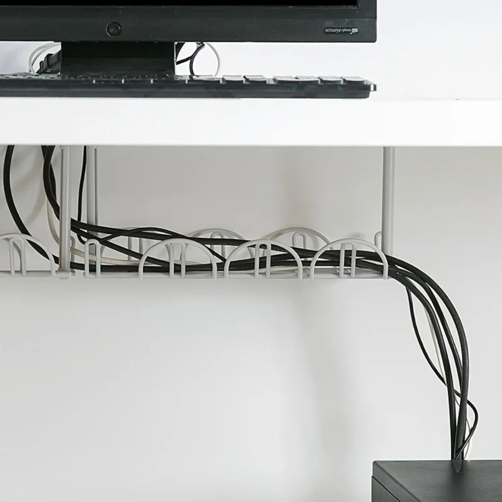 Cable Tray Under Desk - Organisateur de câbles sous le bureau,