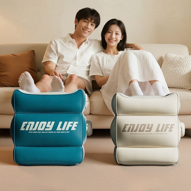 Office Furniture In China - Repose-pieds gonflable pliable portable pour salon,