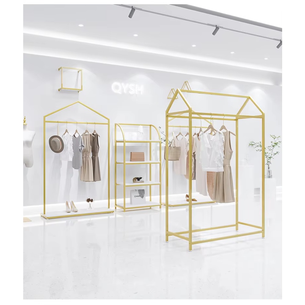 Coat Rack Standing - Porte-vêtements et présentoir multi-niveaux en acier