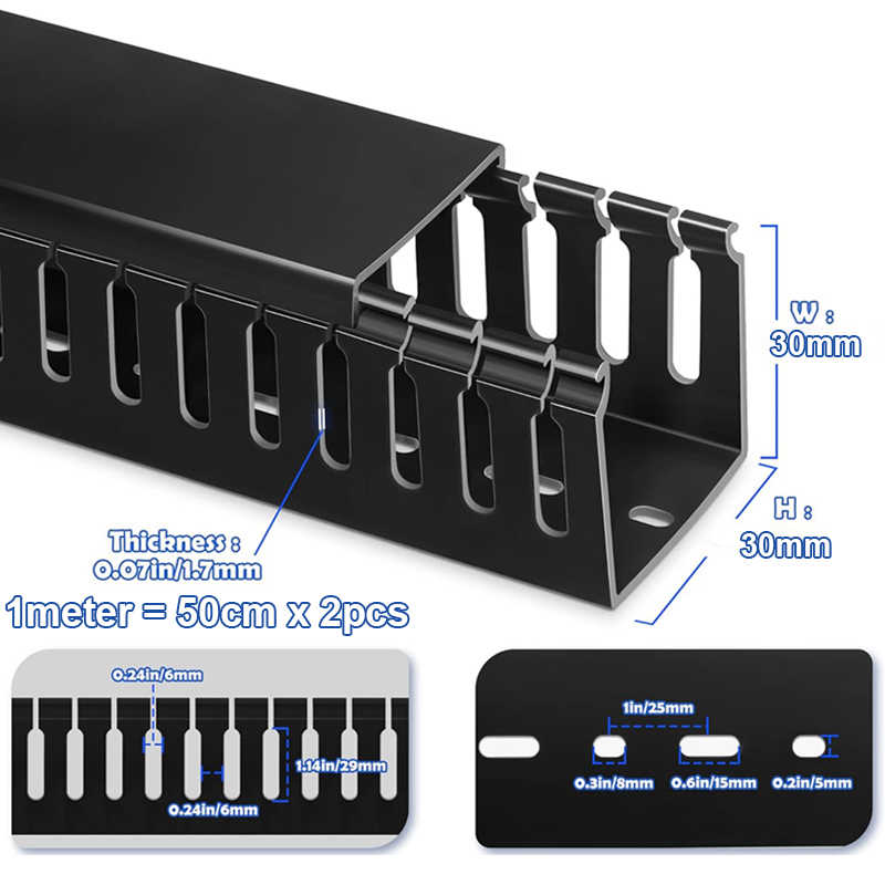 Conduit de câblage ignifuge in - Cable Tray Under Desk avis et prix