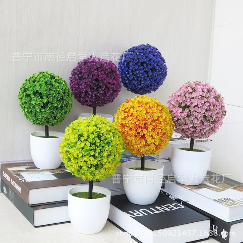 Petit arbre artificiel en pot, - Office Furniture Used avis et prix