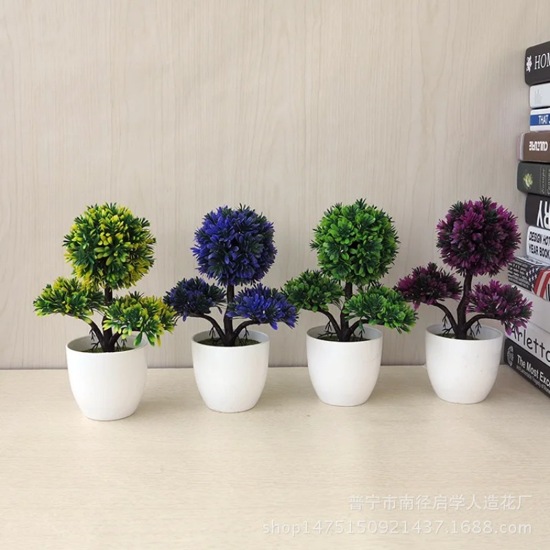 Petit arbre artificiel en pot, - Office Furniture Used avis et prix