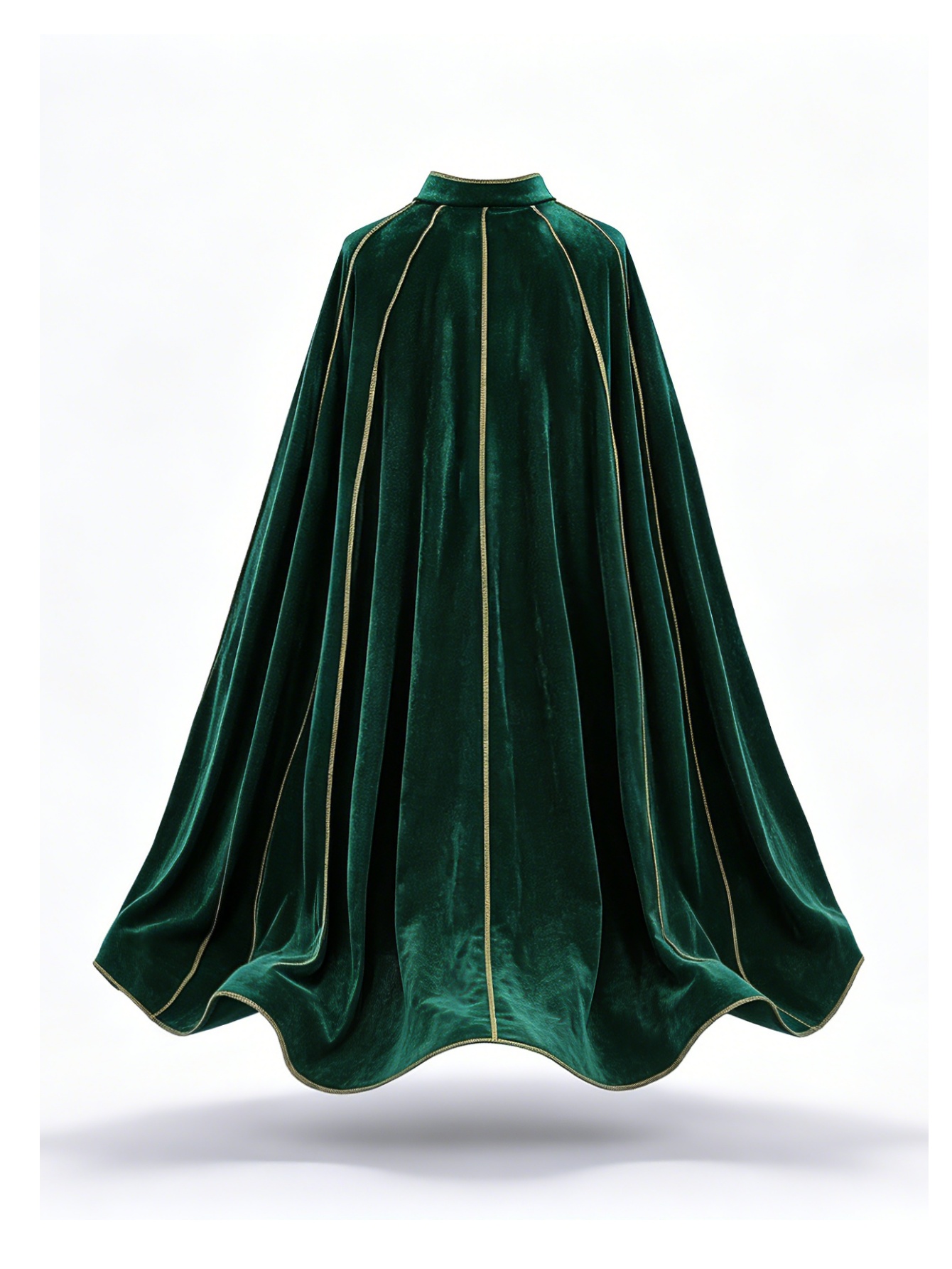 Cape vintage en velours vert p - Coat Rack Standing avis et prix